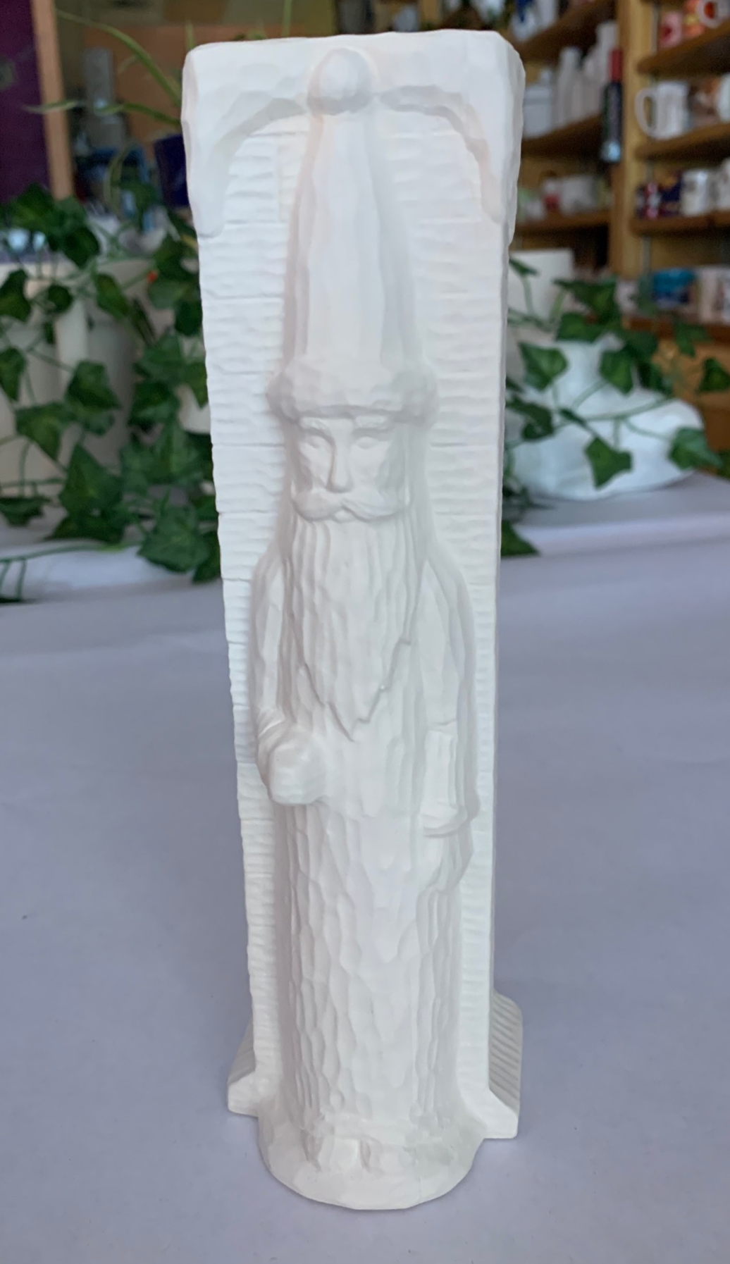 Carved Santa Matchstick Holder (8