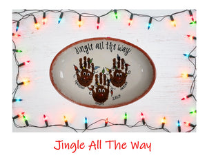 Personalized Holiday Platters Design Selection - 8 Options