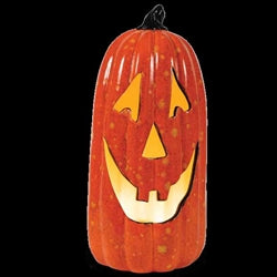 Tall Light-Up Jack-O-Lantern - 16" tall