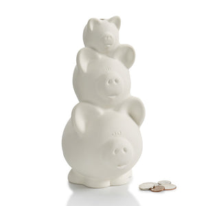 Pig Pile Bank - 9" tall