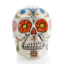 Load image into Gallery viewer, Sugar Skull Biggy Bank - 8&quot; tall
