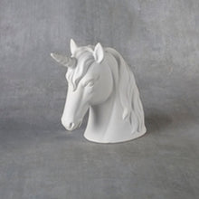 Load image into Gallery viewer, Unicorn Head Bank 8-1/2&quot; tall
